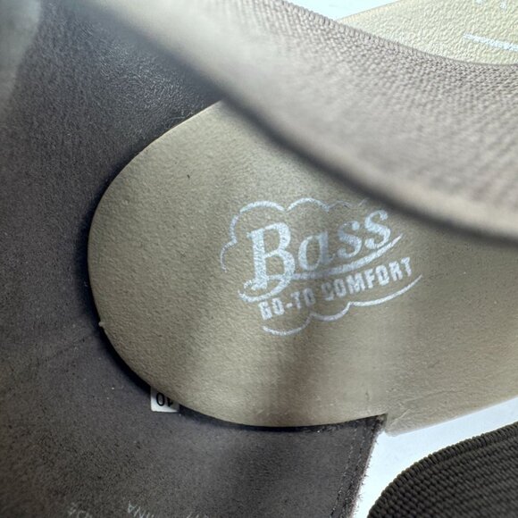 Bass Go-To Comfort Women Sandals Size 10M Taupe Open Toe Party Casual Block Heel - Picture 2 of 14
